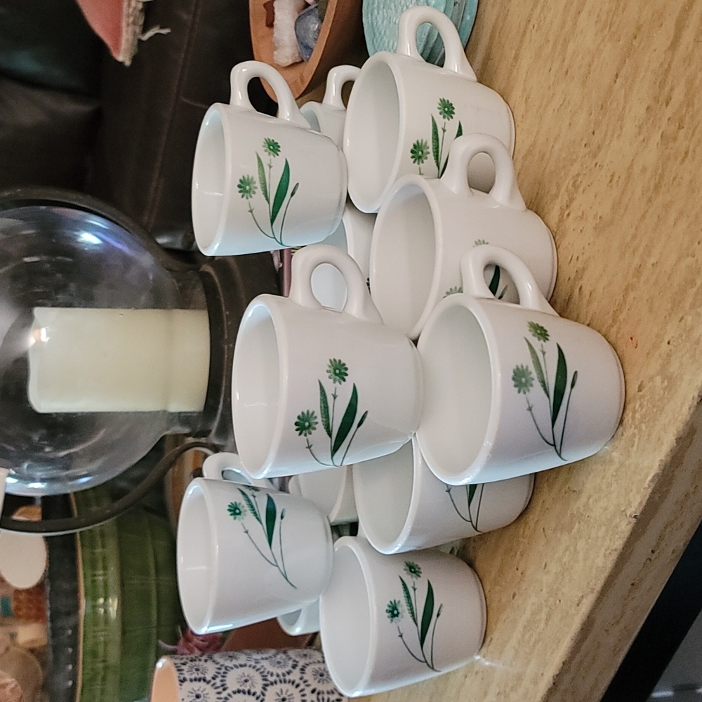 Set if 12 vtg Shenango coffee cups